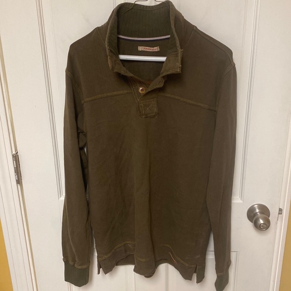 Jeremiah 'Taylor' French Terry Mock Neck Pullover Sz M - Picture 2 of 8